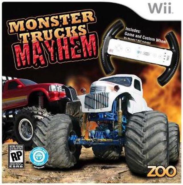 Monster Trucks Mayhem w/Wheel Wii Game - Newegg.com