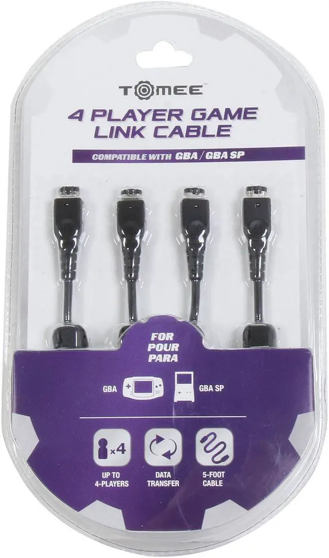 Alt view image 3 of 3 - Tomee GBA SP/ GBA 4 Player Game Link Cable