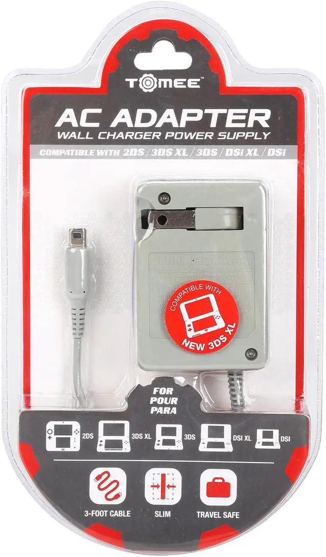 Alt view image 3 of 3 - Tomee 3DS XL/ 3DS/ 2DS/ DSi XL/ DSi AC Adapter