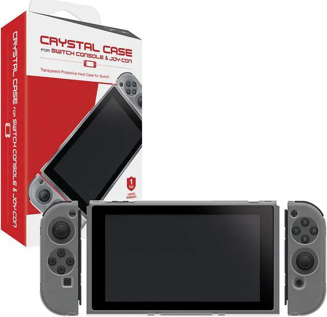 Alt view image 2 of 3 - Hyperkin M07254 Crystal Case for Switch Console and Joy Con Clear