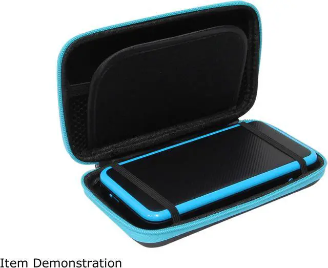 Alt view image 3 of 5 - M07286 EVA Hard Shell Carrying Case for New 2DS XL Black