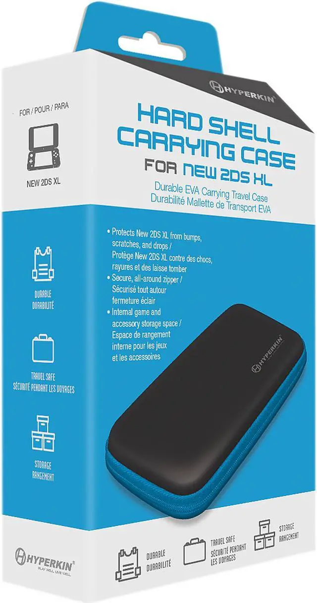 Alt view image 5 of 5 - M07286 EVA Hard Shell Carrying Case for New 2DS XL Black