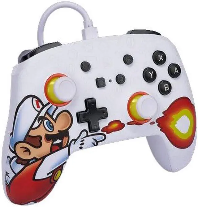 Alt view image 2 of 10 - PowerA APA-1526549-01 Enhanced Wired Controller for Nintendo Switch - Fireball Mario
