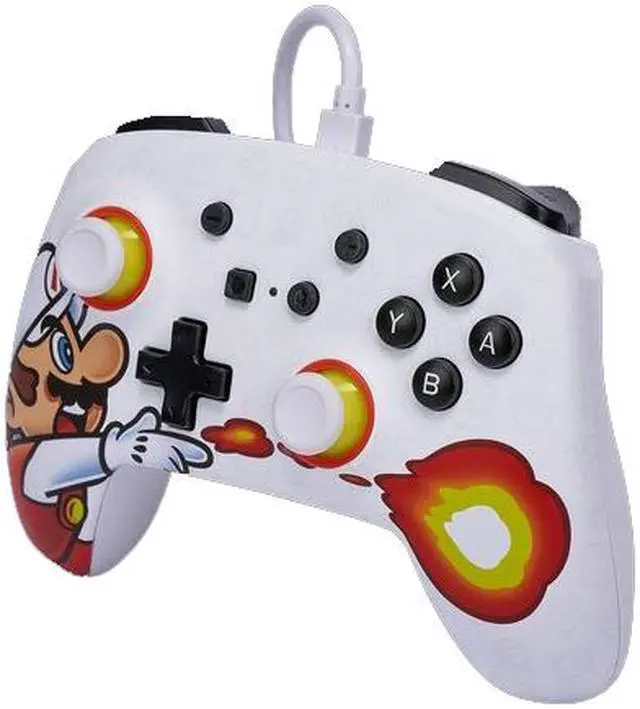 Alt view image 4 of 10 - PowerA APA-1526549-01 Enhanced Wired Controller for Nintendo Switch - Fireball Mario