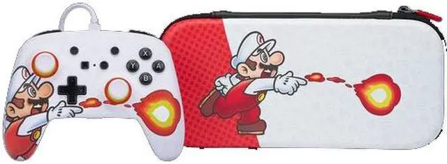 Alt view image 10 of 10 - PowerA APA-1526549-01 Enhanced Wired Controller for Nintendo Switch - Fireball Mario