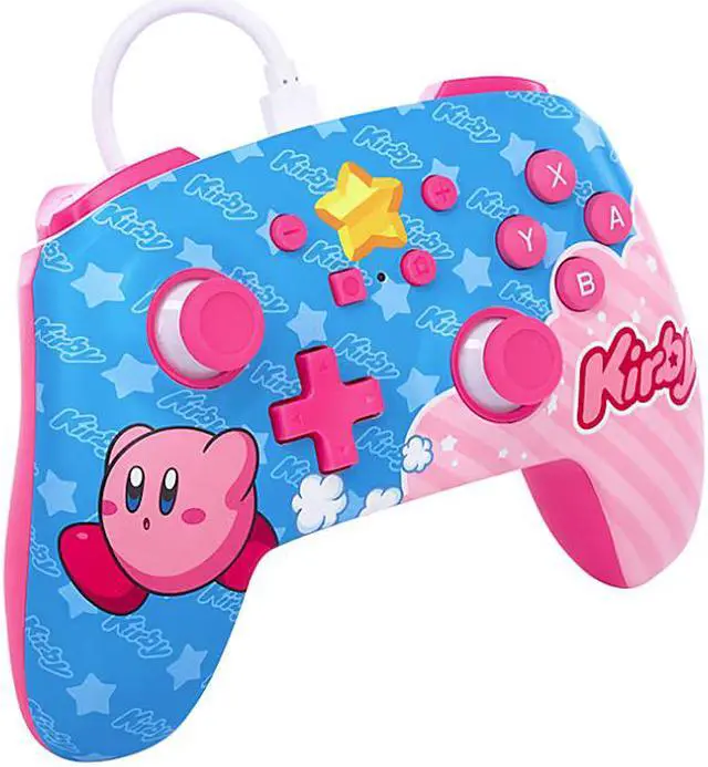 Alt view image 2 of 7 - PowerA APA-NSGP0067-01 Enhanced Wired Controller for Nintendo Switch - Kirby