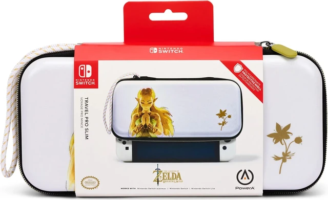 Alt view image 3 of 3 - PowerA APA-NSCS0054-01 Travel Pro Slim Case for Nintendo Switch - OLED Model, Nintendo Switch and Nintendo Switch Lite - Princess Zelda