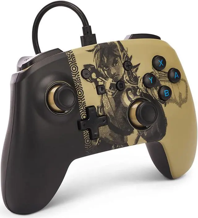 Alt view image 2 of 5 - PowerA Enhanced Wired Controller for Nintendo Switch - Ancient Archer   NSGP0084-01