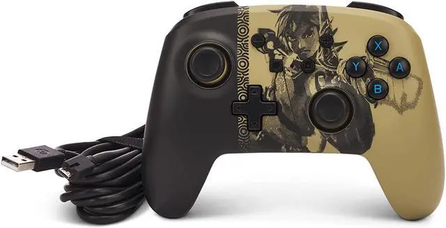 Alt view image 4 of 5 - PowerA Enhanced Wired Controller for Nintendo Switch - Ancient Archer   NSGP0084-01