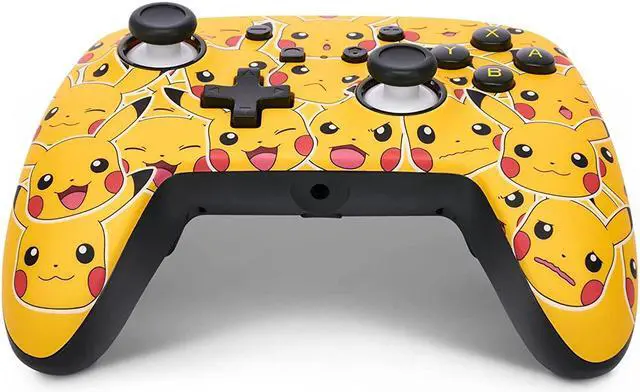 Alt view image 4 of 5 - PowerA Enhanced Wired Controller for Nintendo Switch - Pikachu Moods   NSGP0083-01