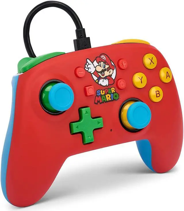 Alt view image 2 of 5 - PowerA Nano Wired Controller for Nintendo Switch - Mario Medley  NSGP0123-01