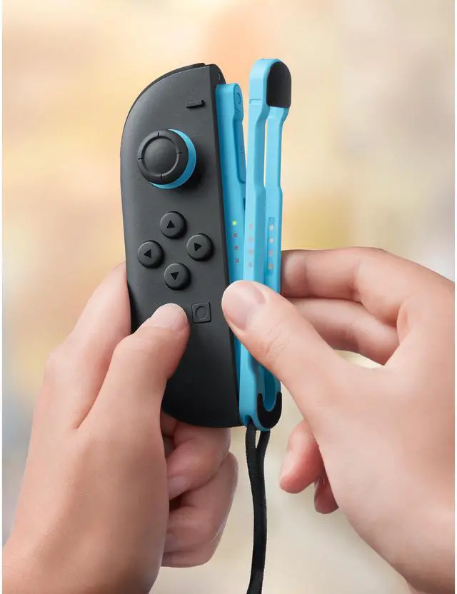 Alt view image 4 of 4 - Joy-Con™ 2 Straps (set of 2) Light Blue / Light Red