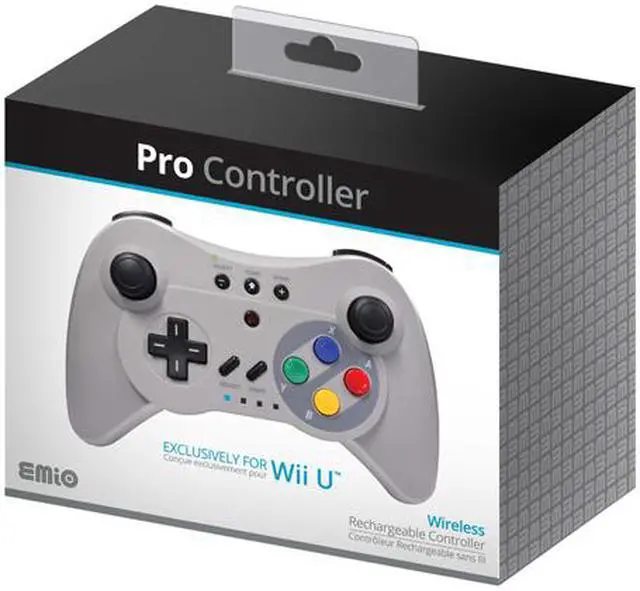 Alt view image 2 of 2 - EMIO 02587 SNES-Style Pro U Controller for Wii U Purple