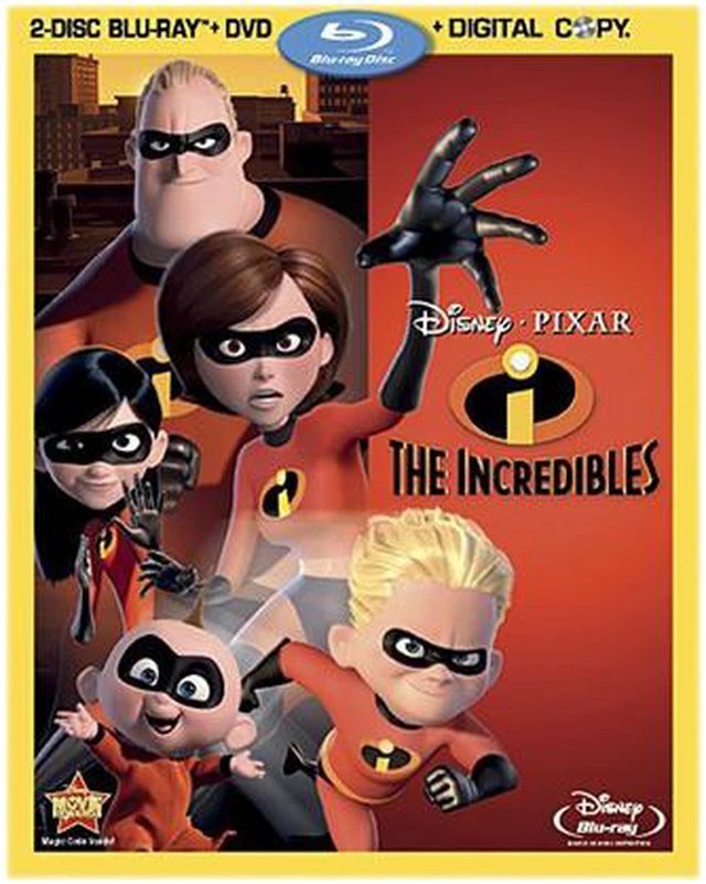 Main image of The Incredibles (DVD + Blu-ray) Craig T. Nelson (voice), Samuel L. Jackson (voice), Holly Hunter (voice), Jason Lee (voice), John Ratzenberger (voice)