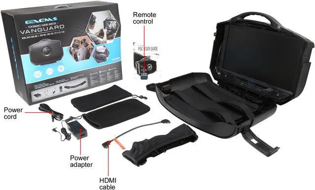 Alt view image 9 of 9 - Vanguard G190 Personal Gaming Environment for PS4, Xbox One, and other Consoles (console not included)