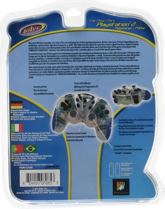 Alt view image 2 of 2 - intec Mini Wireless Controller