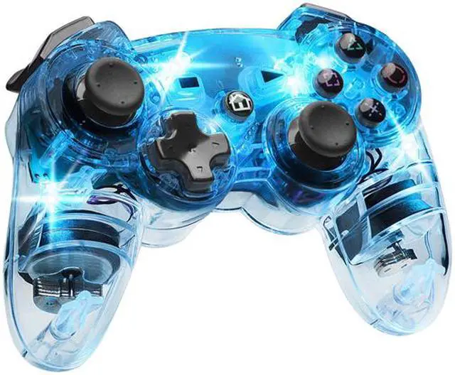 Alt view image 2 of 3 - PDP PS3 Afterglow Wireless Controller - Blue