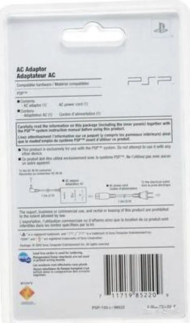 Alt view image 2 of 2 - SONY PlayStation Portable AC Adapter