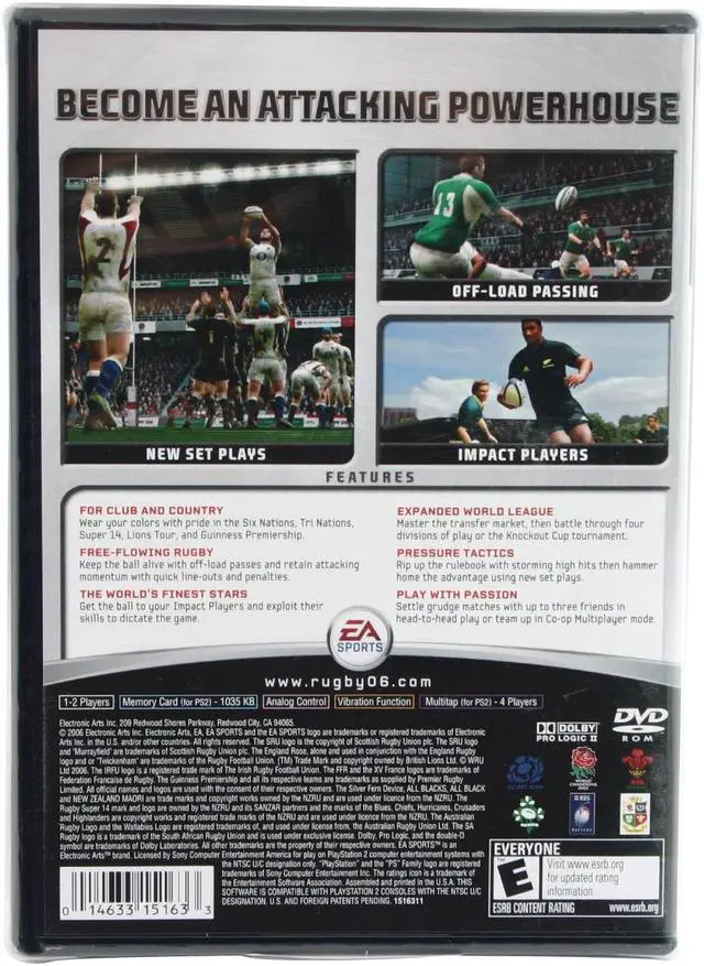 Alt view image 2 of 2 - Rugby 2006 Game
