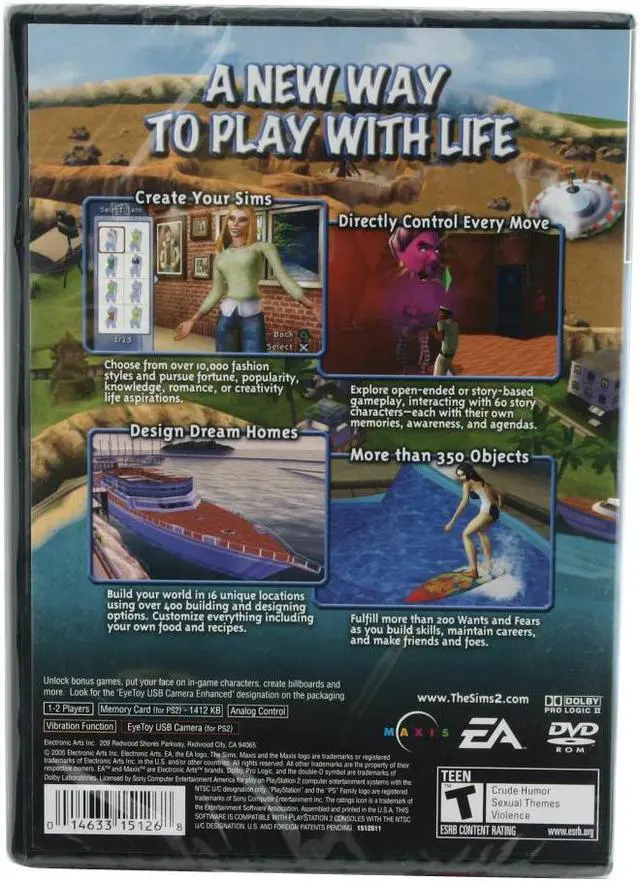 Alt view image 2 of 2 - Sims 2 Game