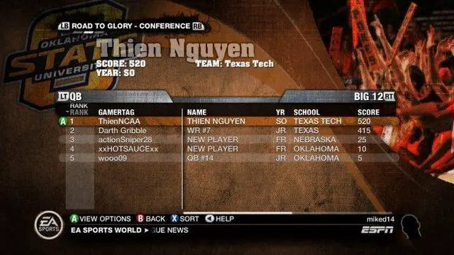 Alt view image 10 of 13 - NCAA Football 10 PSP Game EA