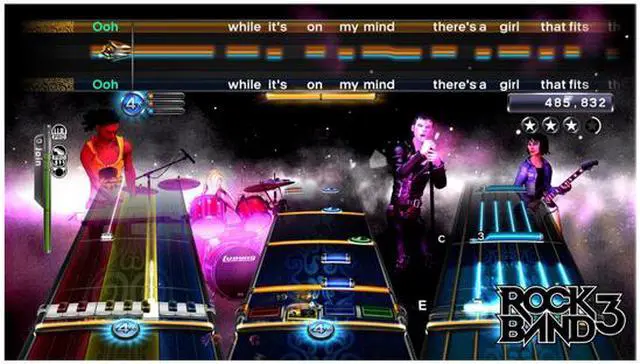 Alt view image 2 of 6 - Rock Band 3 Keyboard Bundle Playstation3 Game