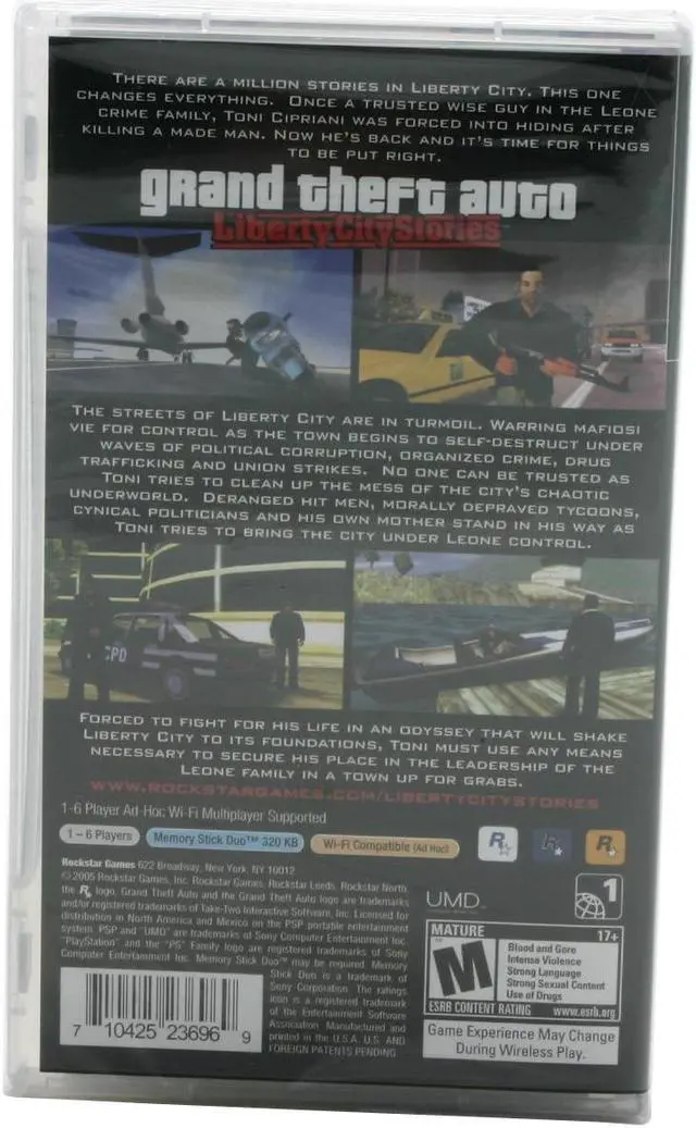 Alt view image 3 of 3 - Grand Theft Auto: Liberty City Stories PSP Game Rockstar