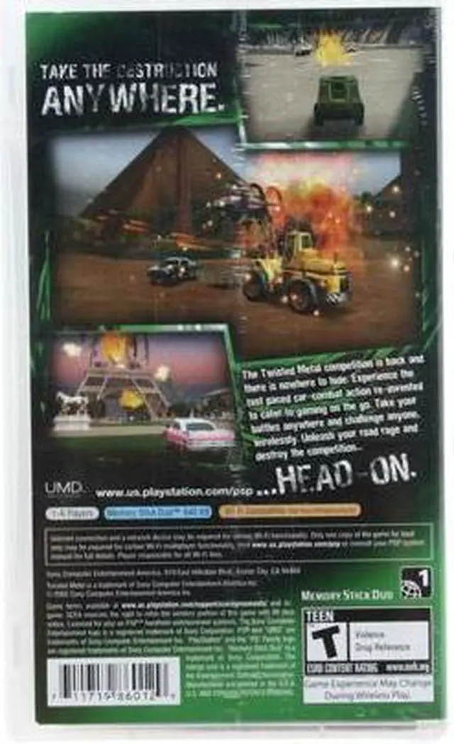 Alt view image 2 of 20 - Twisted Metal: Head On PSP Game SONY