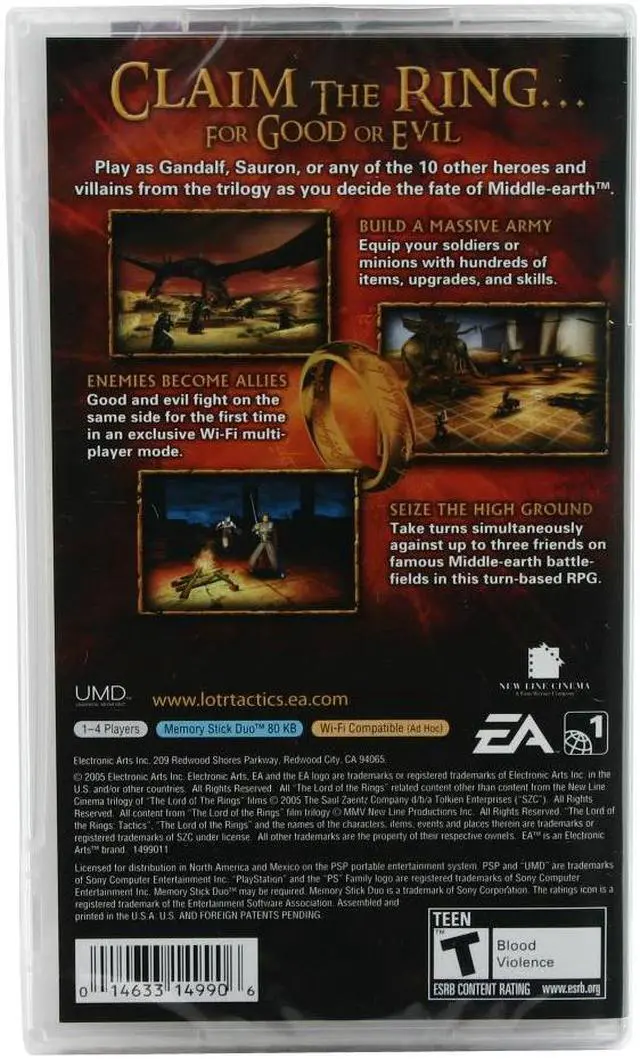 Alt view image 2 of 2 - The Lord of the Rings: Tactics PSP Game EA