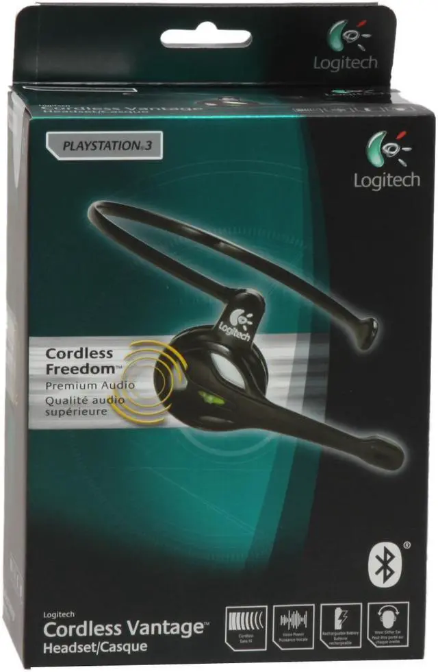 Alt view image 8 of 8 - Logitech Cordless Vantage Headset for PS3