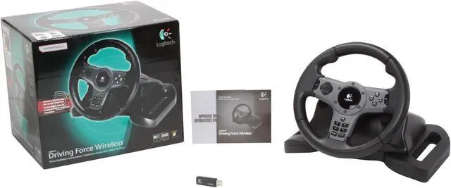 Alt view image 4 of 4 - Logitech Driving Force Wireless Force Feedback Wheel for PS3