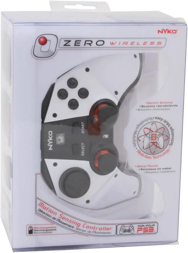 Alt view image 7 of 7 - NYKO Zero Wireless Controller PS3