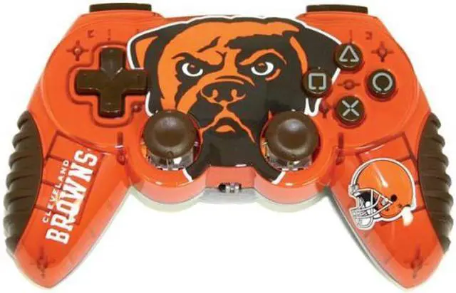 Main image of Mad Catz Officially Licensed Cleveland Browns NFL Wireless PS2 Controller
