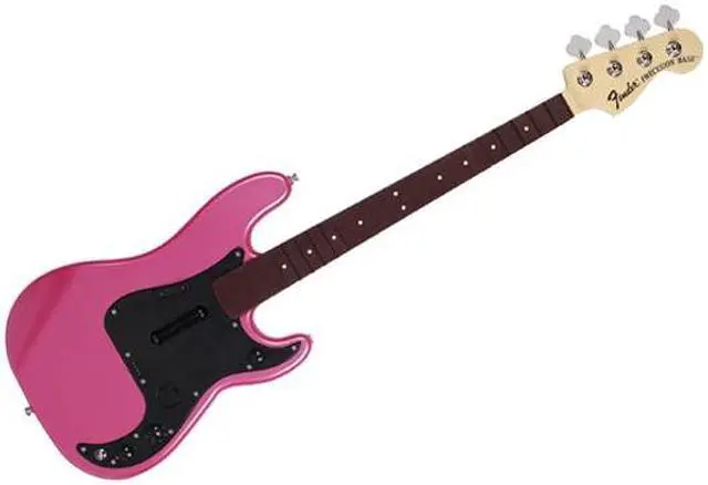 Main image of MadCatz PS3 Rock band 3 Wireless Fender Premium Precision Bass Metallic Pink