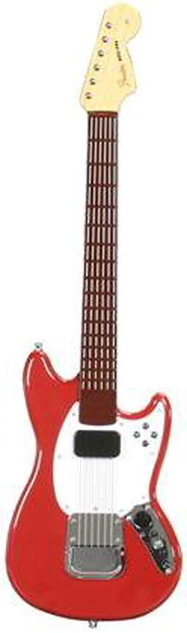 Alt view image 2 of 6 - MadCatz PS3 Rock Band 3 Wireless Fender Mustang Pro-Guitar Controller Red