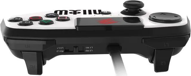 Alt view image 5 of 8 - Mad Catz SFV FightPad PRO for PlayStation 3 & PlayStation 4 - White