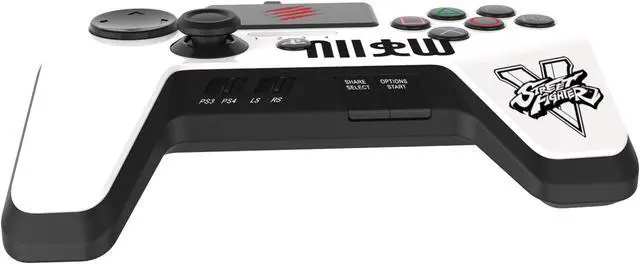 Alt view image 4 of 8 - Mad Catz SFV FightPad PRO for PlayStation 3 & PlayStation 4 - New Improved D-Pad - White