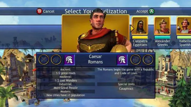 Alt view image 20 of 20 - Sid Meier's Civilization Revolution PlayStation 3