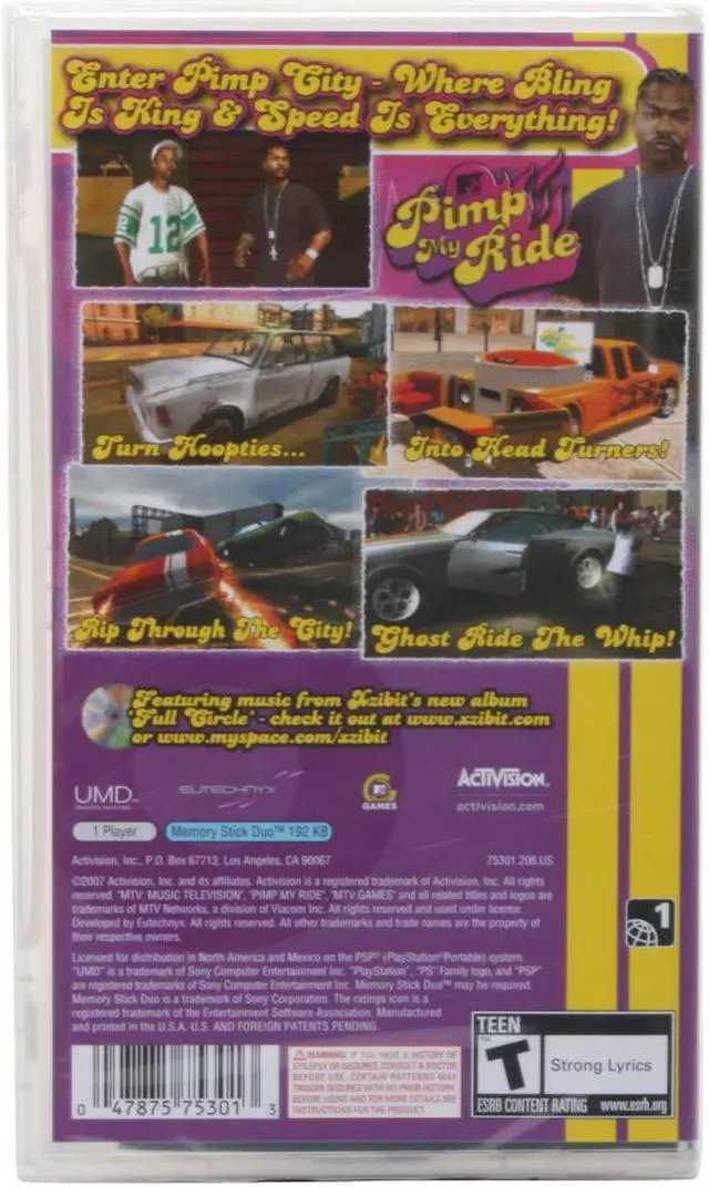 Alt view image 2 of 2 - Pimp My Ride PSP Game Activision