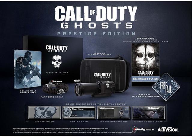 NEW Official Call of Duty Ghosts BLACK Digital Tactical Camera 1080p HD+COD  Case