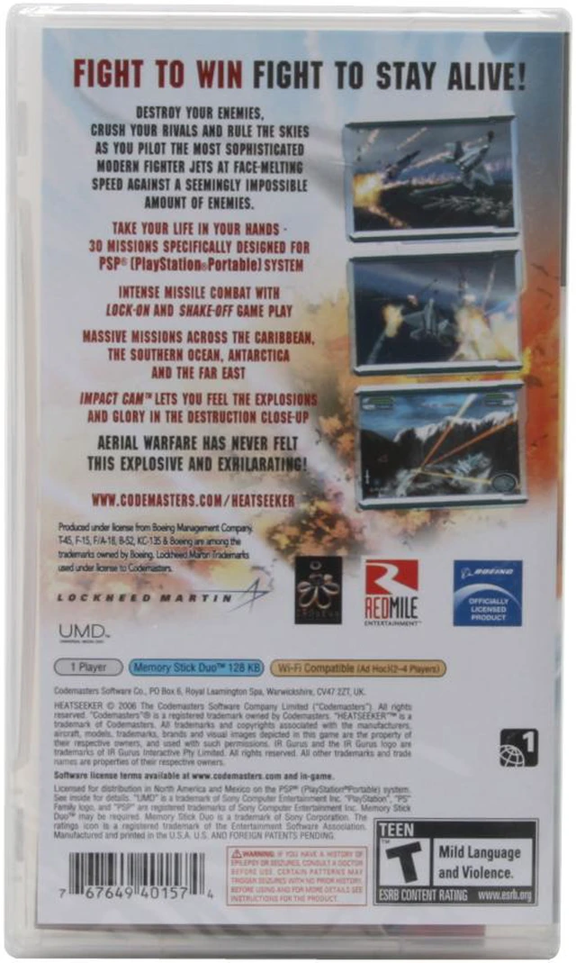 Heatseeker PSP Game Codemasters - Newegg.com