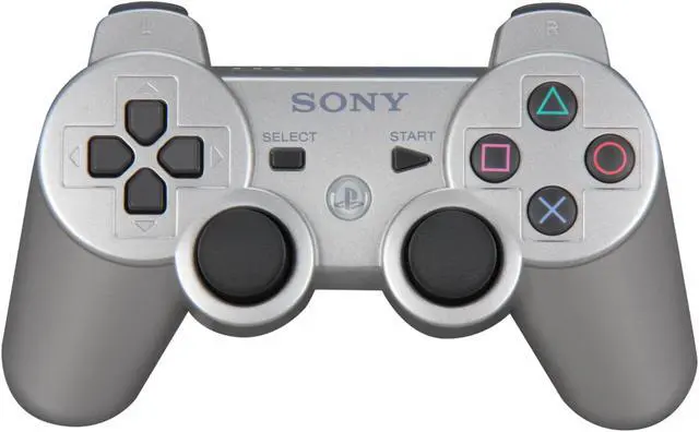 Alt view image 2 of 20 - SONY PlayStation 3 DualShock3 Wireless Controller (Satin Silver)
