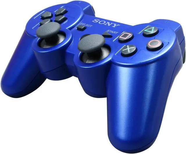 Main image of SONY PlayStation 3 DualShock3 Wireless Controller (Metallic Blue)