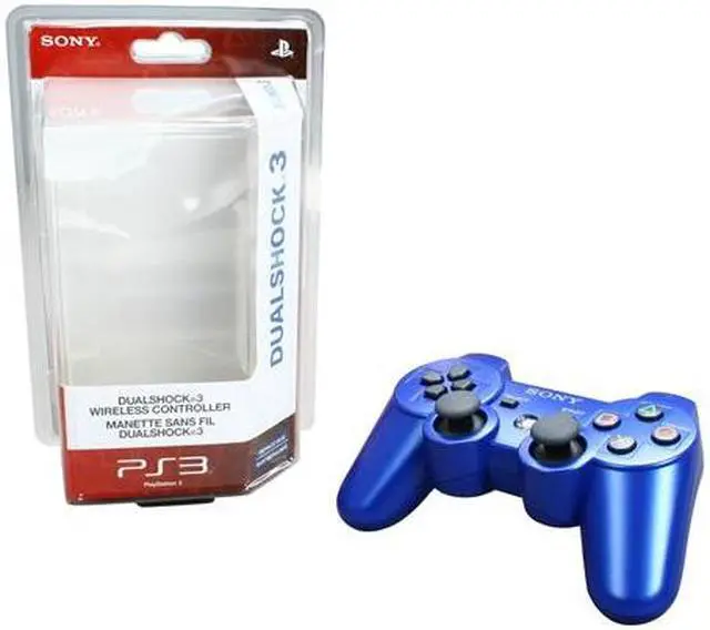 Alt view image 4 of 4 - SONY PlayStation 3 DualShock3 Wireless Controller (Metallic Blue)