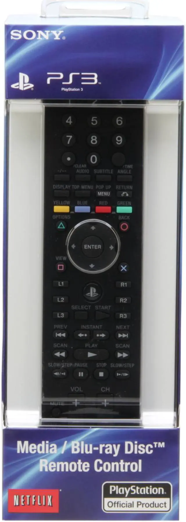 Alt view image 6 of 6 - SONY PS3 Media/Blu-ray Disc Remote Control