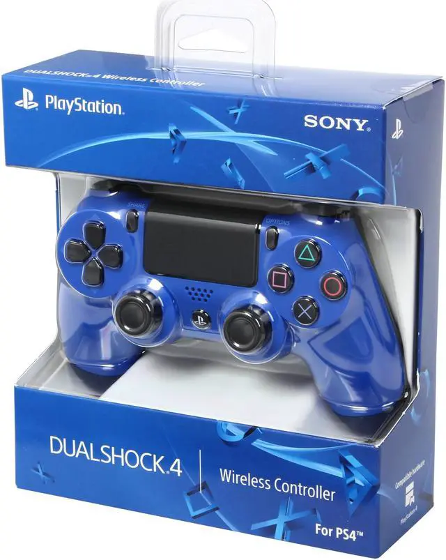 Alt view image 8 of 8 - Sony DualShock 4 Wireless Controller for PlayStation 4 - Wave Blue