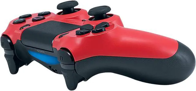 Alt view image 3 of 6 - Sony DualShock 4 Wireless Controller for PlayStation 4 - Magma Red