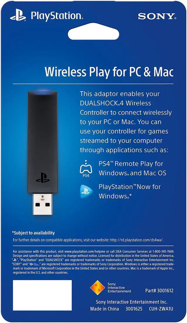 Alt view image 8 of 8 - DualShock 4 USB Wireless Adaptor - PlayStation 4