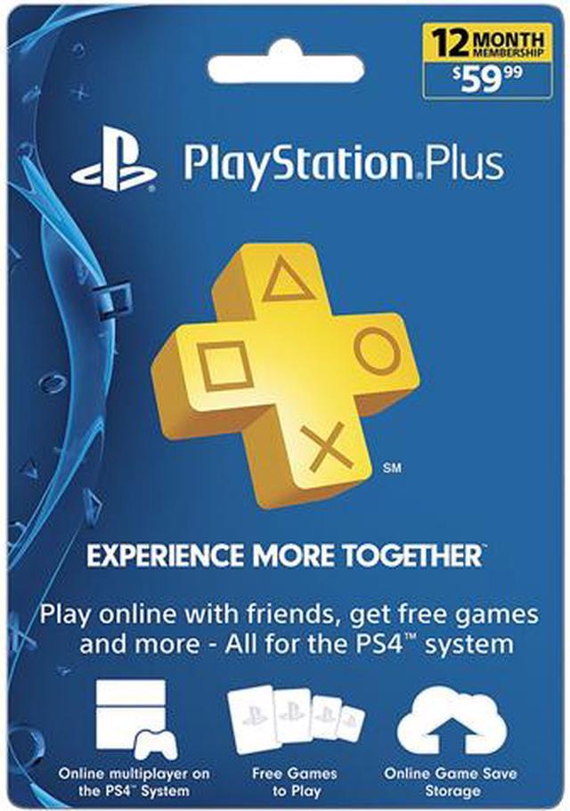 PlayStation Plus 12-Month Live Subscription Card 