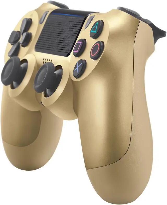 Alt view image 2 of 8 - DualShock 4 Wireless Controller for PlayStation 4 - Gold